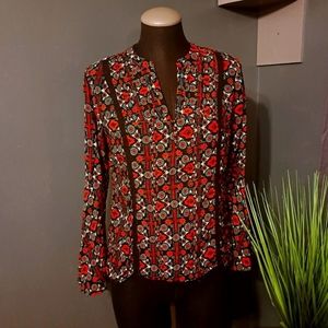 Boho pattern blouse. Colorful